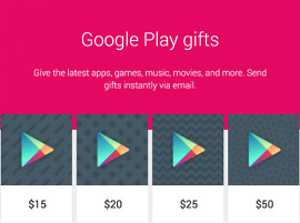 google play gift cards