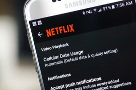 netflix cellular data